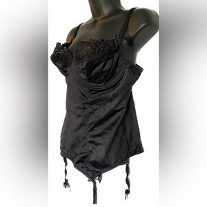 Kris Line BLK Short corset with Garters, 38C *P1084